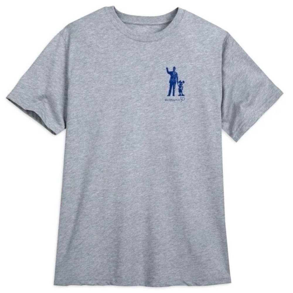 Walt Disney World 50th Anniversary Mickey Mouse & Walt Partners Statue Shirt